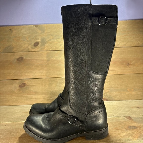 Ariat Shoes - Ariat stanton Womens size 9 shoes Black Leather Waterproof Knee High riding boot